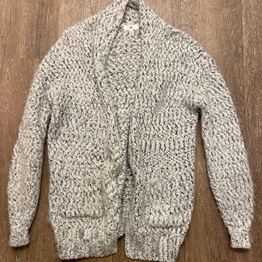 Nordstrom BP. Longline eyelash chenille cardigan